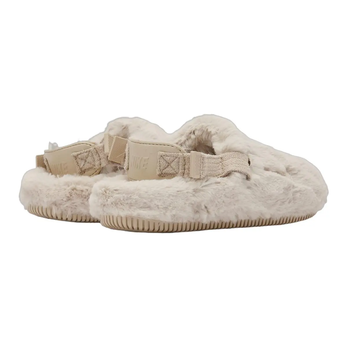 Nike shoes - NIKE Calm Furry SE Mule - Black/Black-Solar Red 11