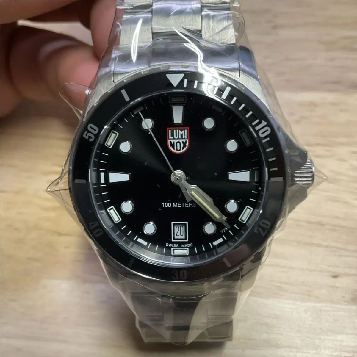 XS.0941 Sport Timer Black Grey Silver Stainless Steel Men`s Watch by Luminox