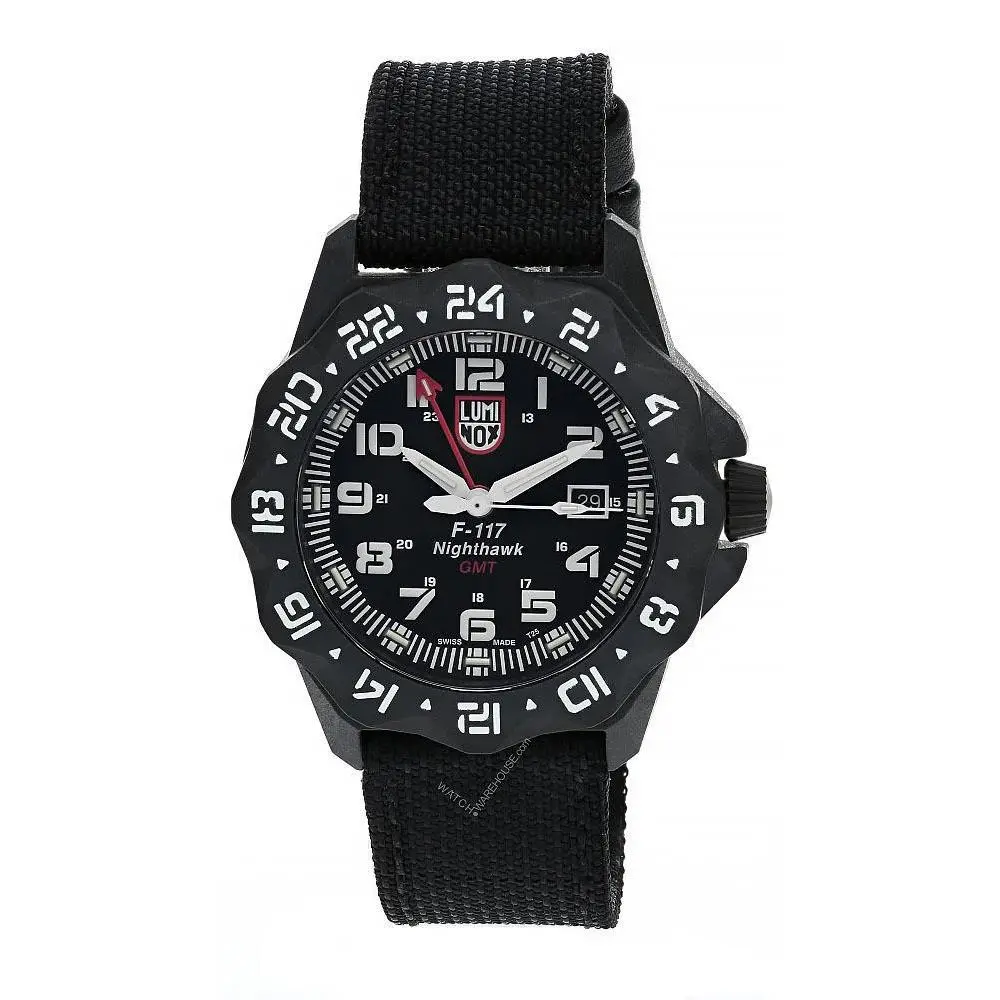 Luminox F-117 Nighthawk 6420 Series 44mm Fabric Strap Watch XA.6441