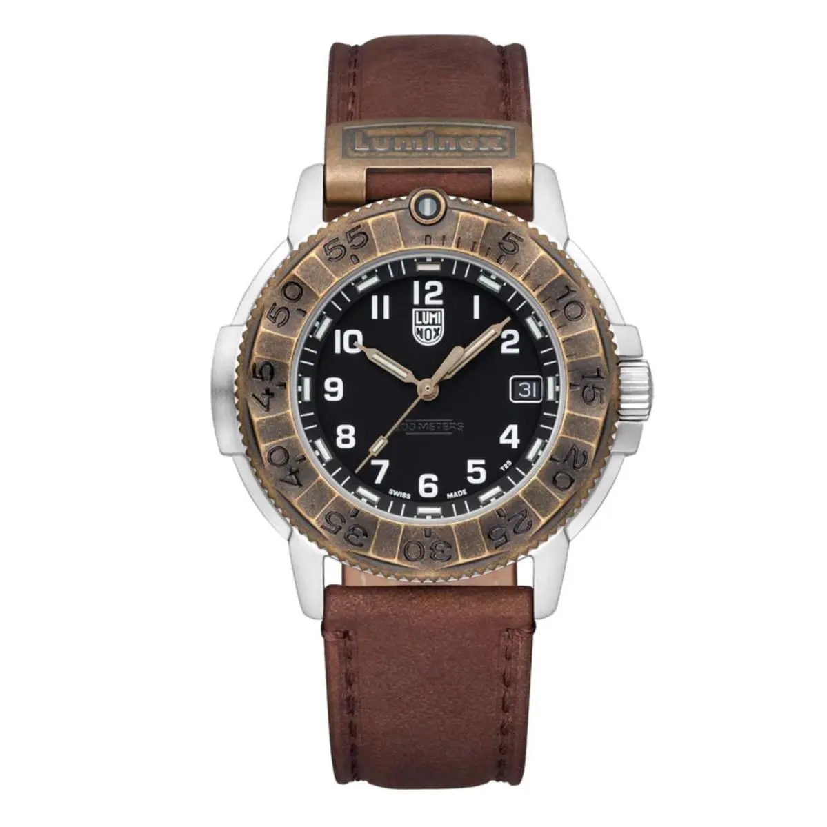 Luminox XL.1301.LG Adventure 43mm Swiss Quartz Sapphire Crystal 200M Men`s Watch
