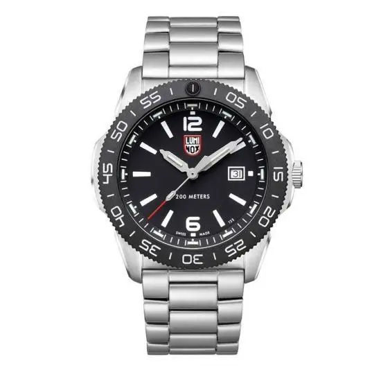 Swiss  Pacific Diver Men`s Stainless Black Dial Tritium Watch XS.3122.M1 by Luminox