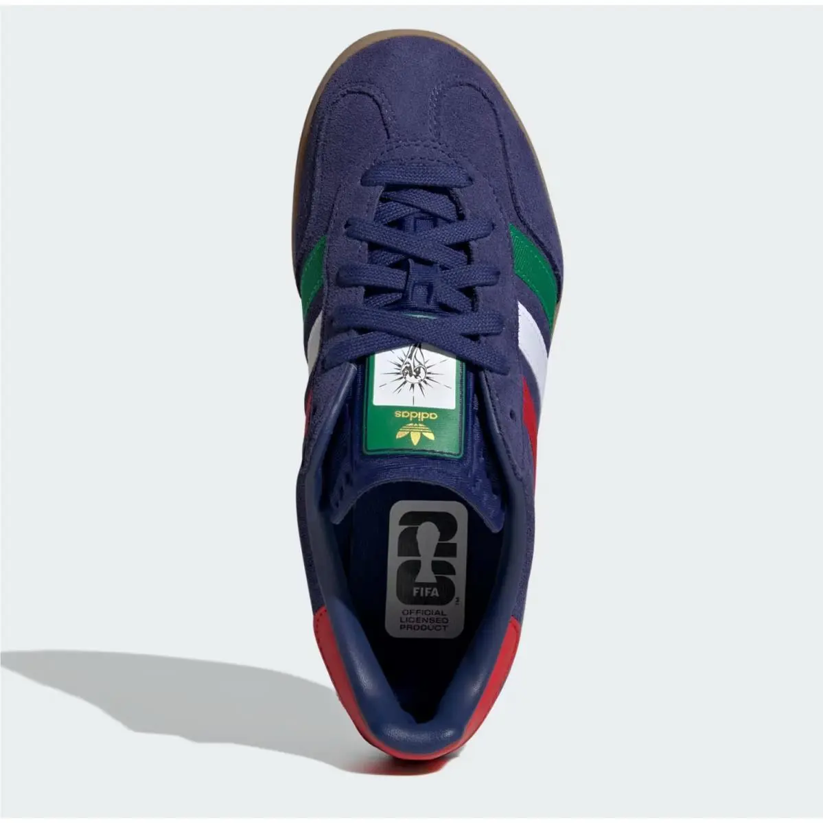Adidas shoes - Gazelle Indoor J - Gazelle Indoor - IH6464 - Blue, Green, Red, White, Gum 11