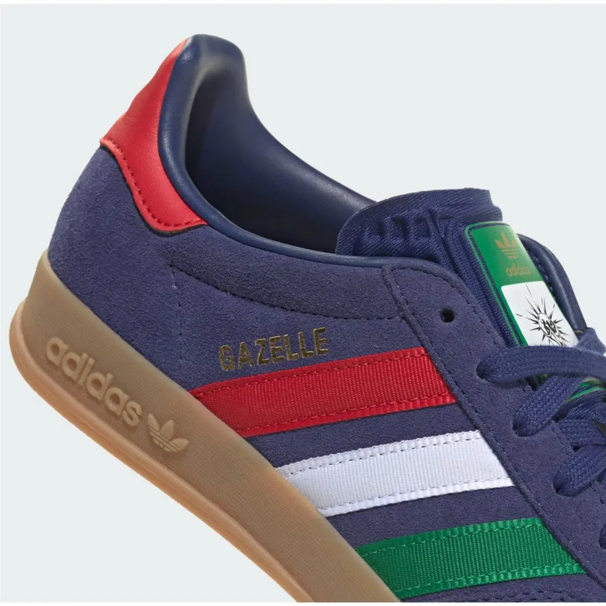 Adidas shoes - Gazelle Indoor J - Gazelle Indoor - IH6464 - Blue, Green, Red, White, Gum 14