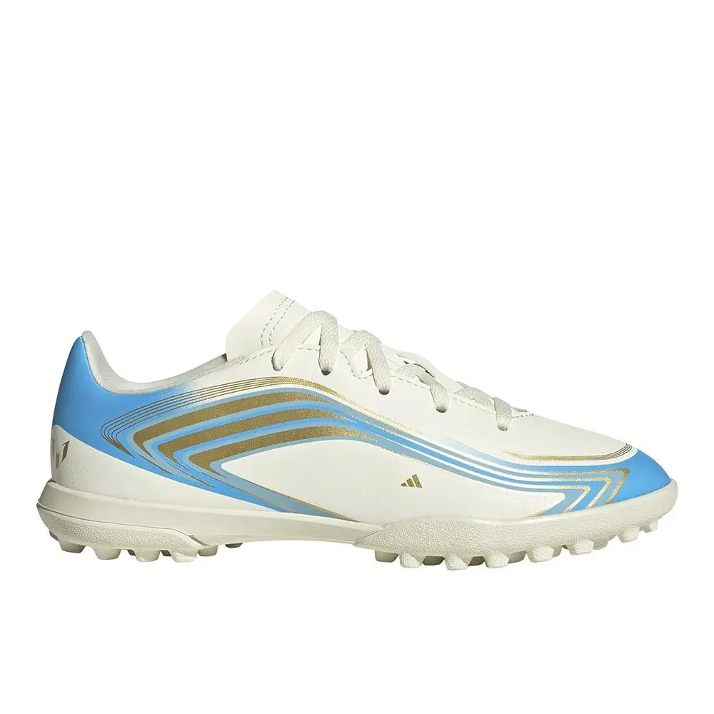 Adidas F50 Messi Club Turf Soccer Unisex Blue White Sneakers Athletic Shoes SB1