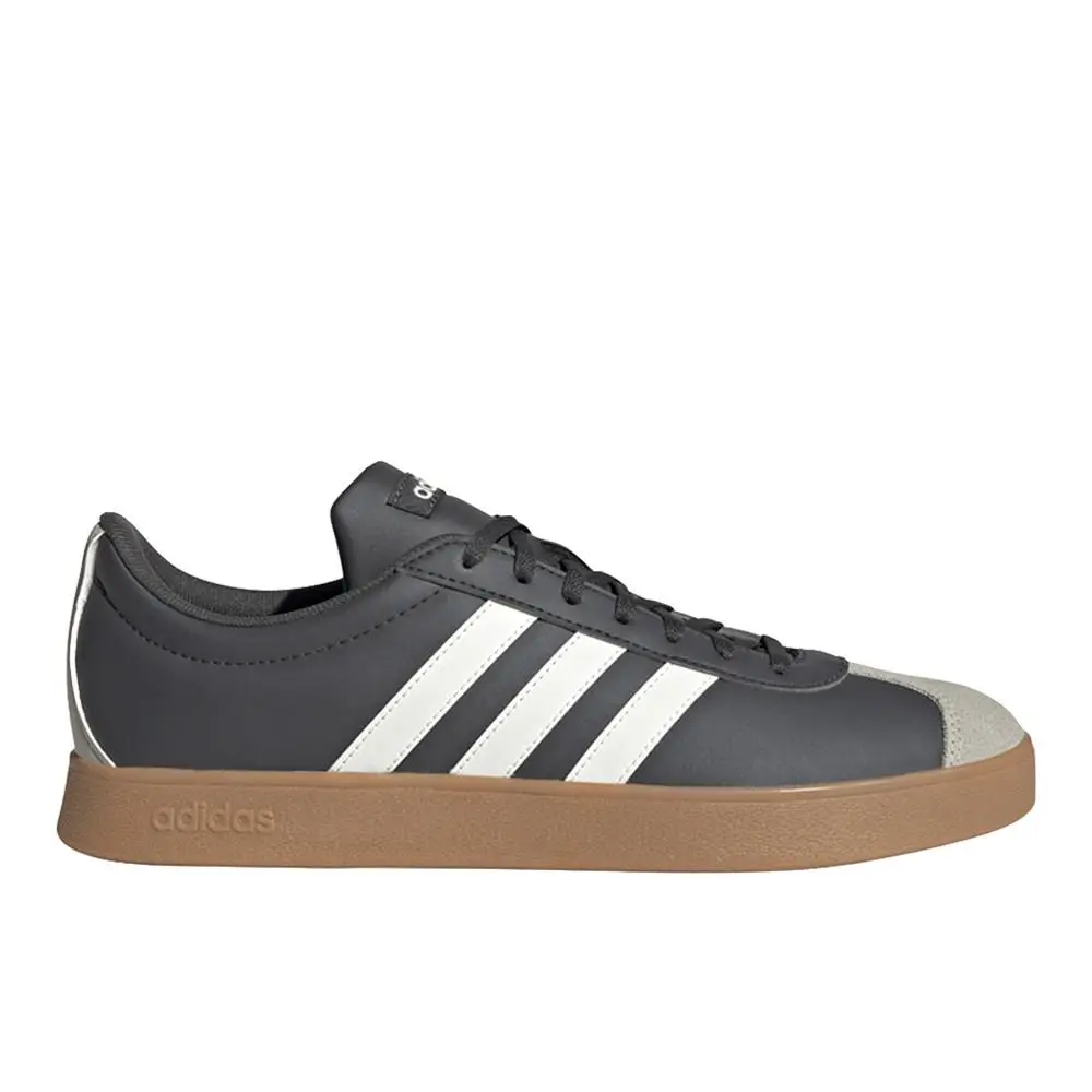 Adidas Vl Court Base Mens Grey Sneakers Casual Shoes JS4115