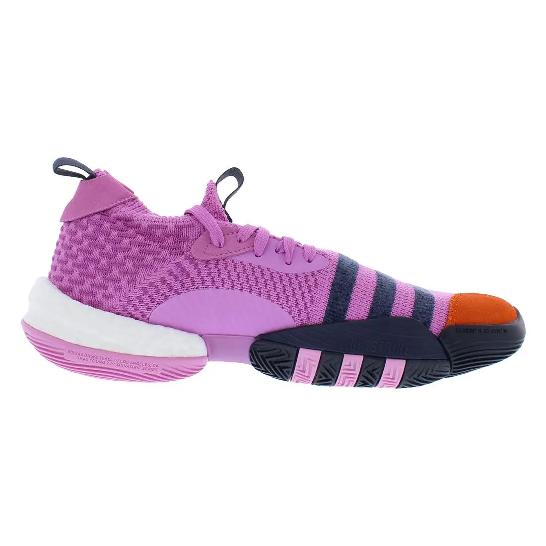 Adidas shoes - Pulse Lilac/Shadow Navy/Impact Orange, Main: Purple 6