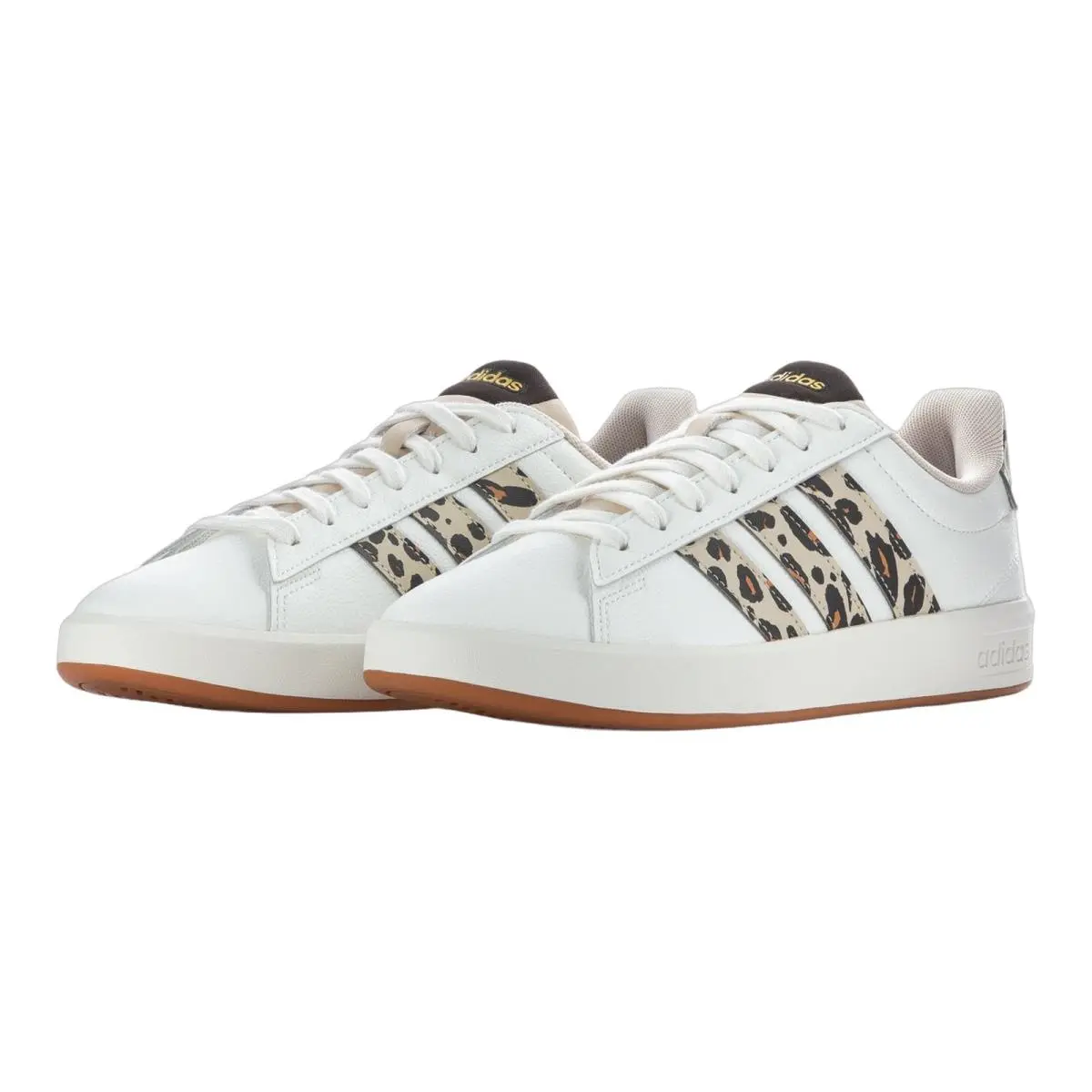 Adidas shoes - Grand Court 3.0 - Grand Court - KI3322 - (Leopard Stripes) Beige/Crystal Linen/Aurora Coffee/Matte Gold 1