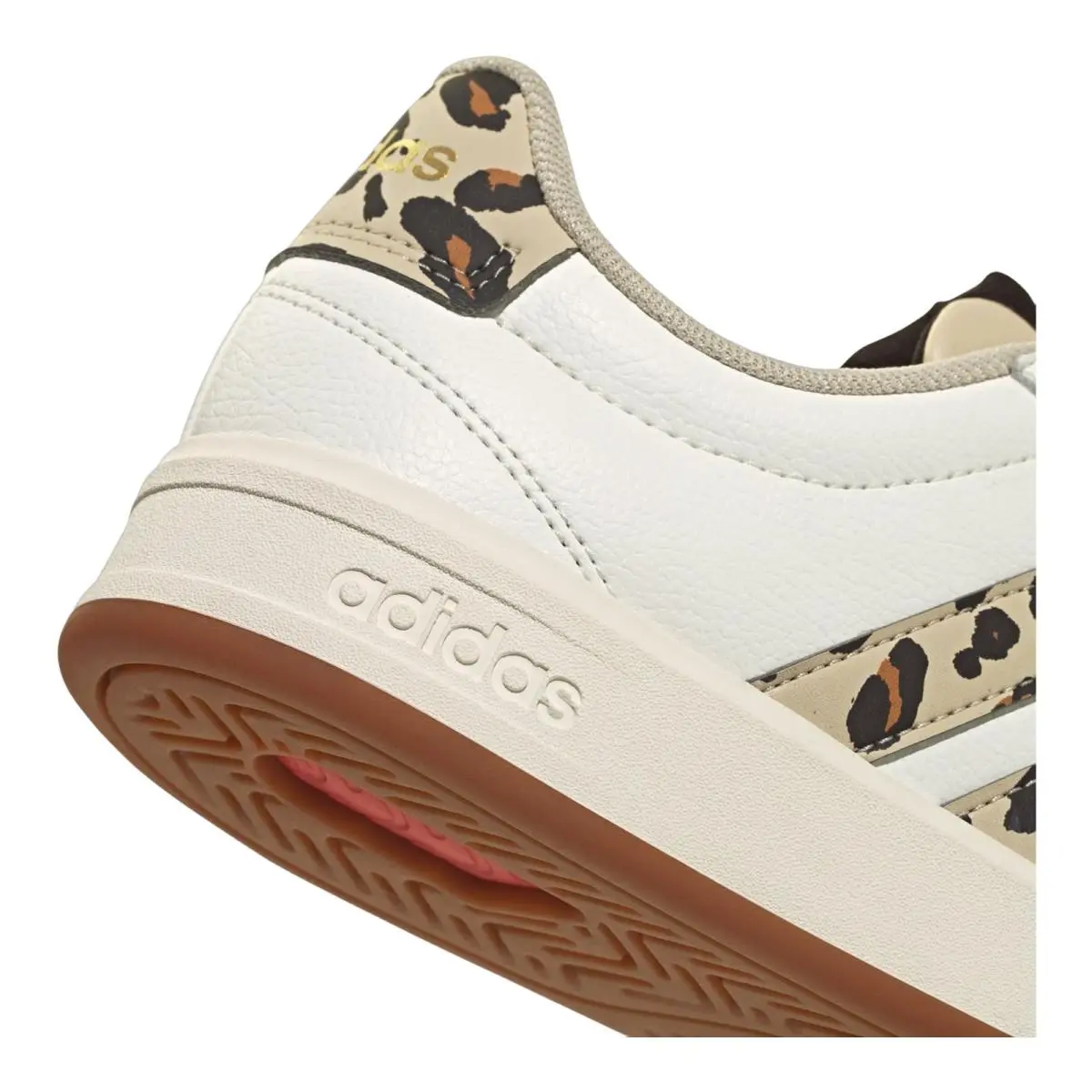 Adidas shoes - Grand Court 3.0 - Grand Court - KI3322 - (Leopard Stripes) Beige/Crystal Linen/Aurora Coffee/Matte Gold 5