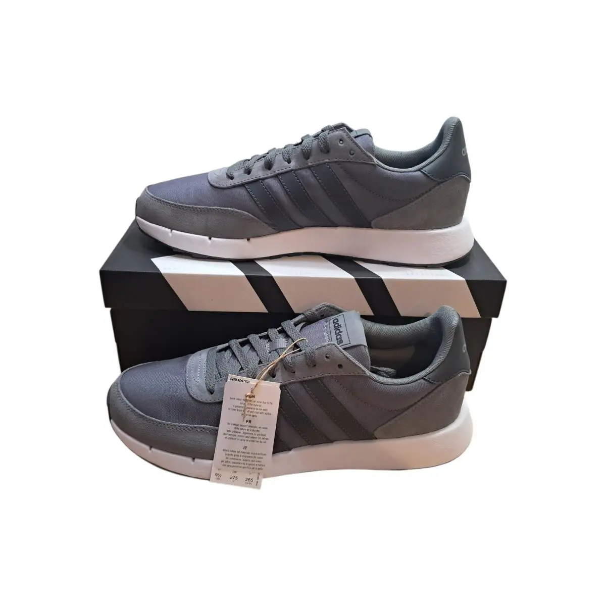 Adidas shoes - adidas Run 60s 2.0 - Run - GX1740 - Grey Four / Carbon / Cloud White 7