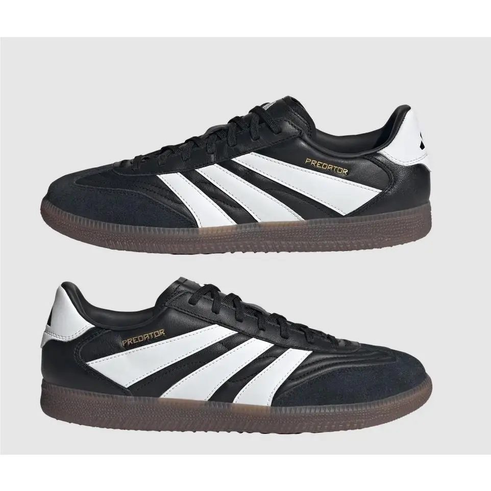Adidas Predator Freestyle Indoor Soccer Shoes Men`s Size 13 Black / White ID3833