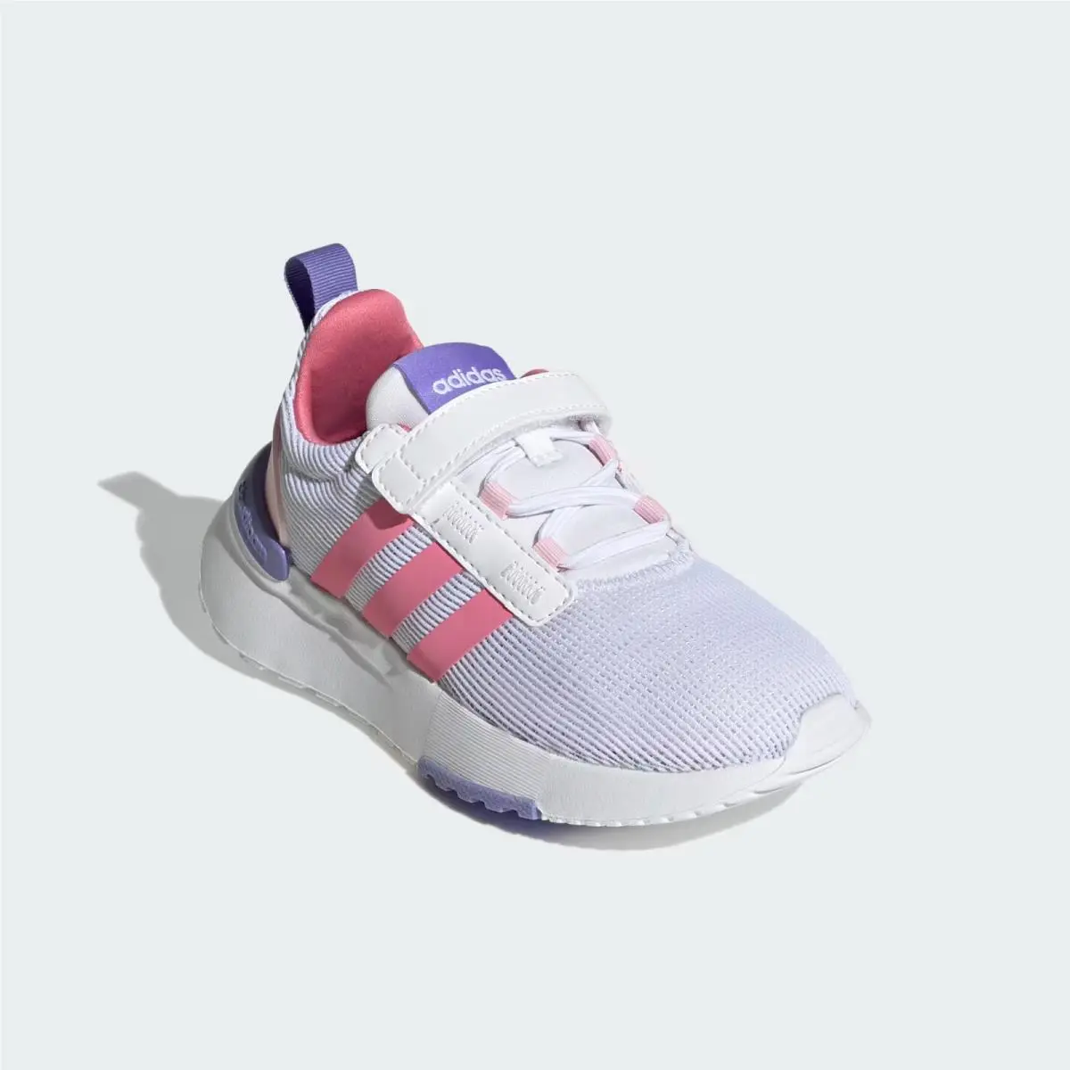 Adidas Racer TR21 GX3494 Sneakers Kids 3 White Purple Rose Running Shoes RHS9037