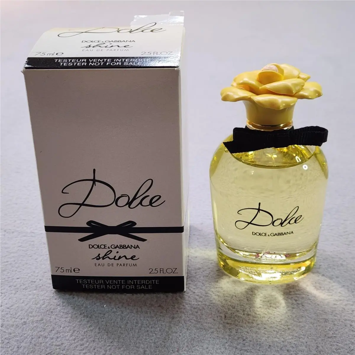 Dolce Gabbana Dolce Shine 2.5 oz Edp Spray Women`s Perfume 75 ml Tester