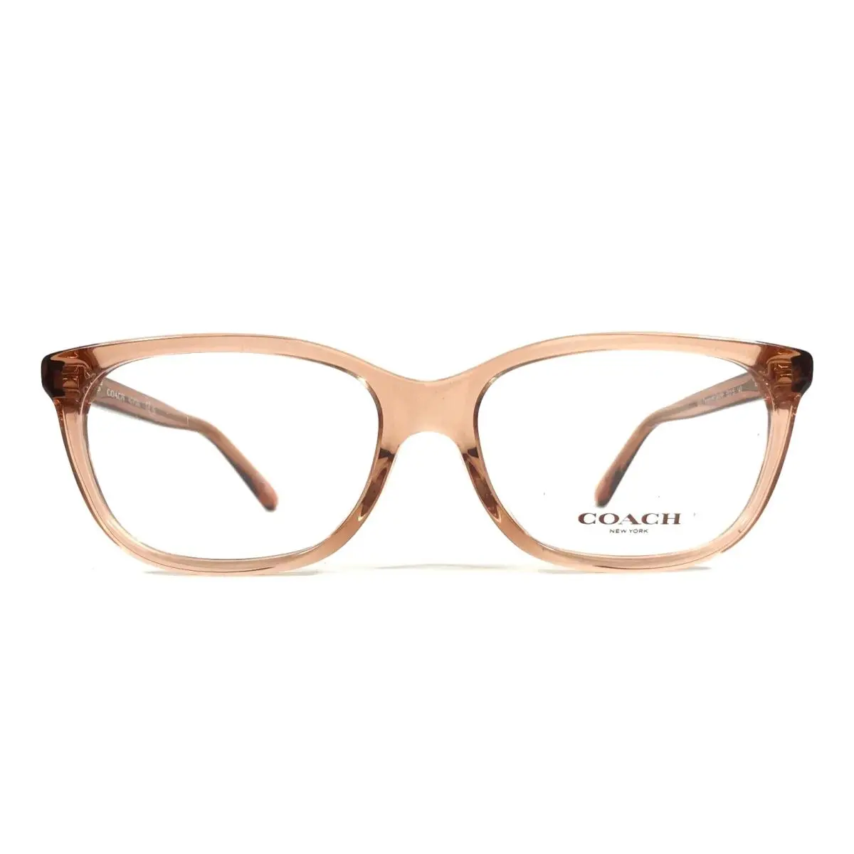 Eyeglasses Frames HC6139U 5822 Transparent Saddle Asian Fit 53-15-140 by Coach