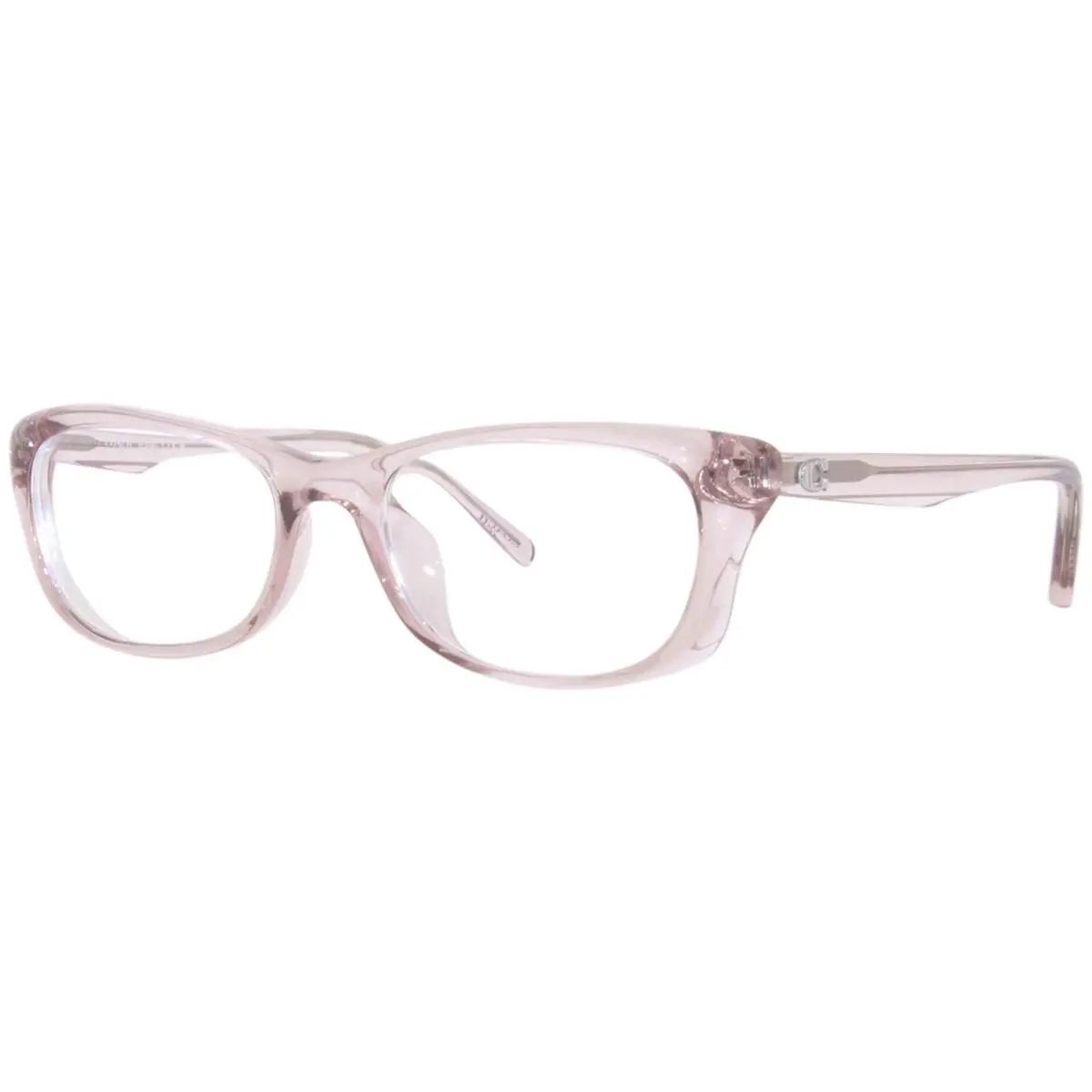 HC6164U 5575 Eyeglasses Frame Women`s Pink Full Rim Rectangle Shape 53mm by Coach
