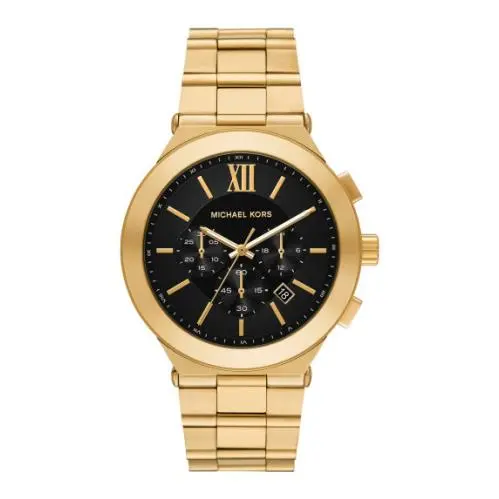 Oversized Billie Gold Dial 44MM Men`s Watch MK9220 by Michael Kors