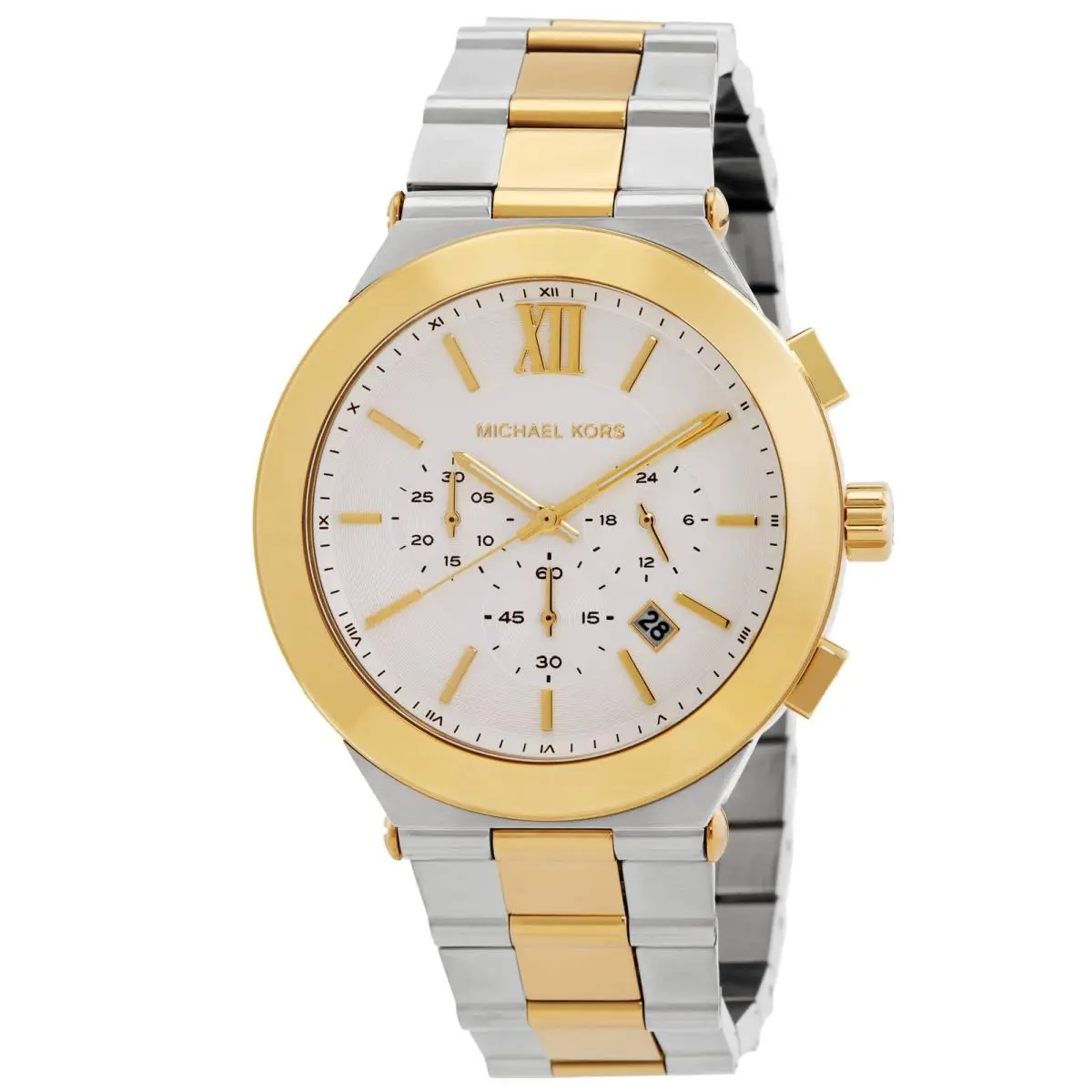 Oversized Billie Chronograph Quartz White Dial Men`s Watch MK9221 by Michael Kors