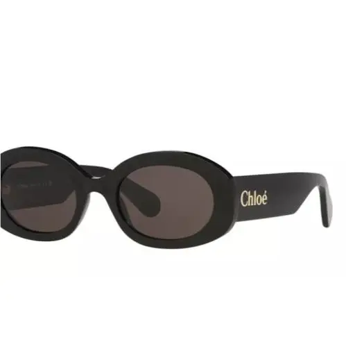 Chloe Women`s 53mm Black Oval Sunglasses CH0258S - in Case -retail