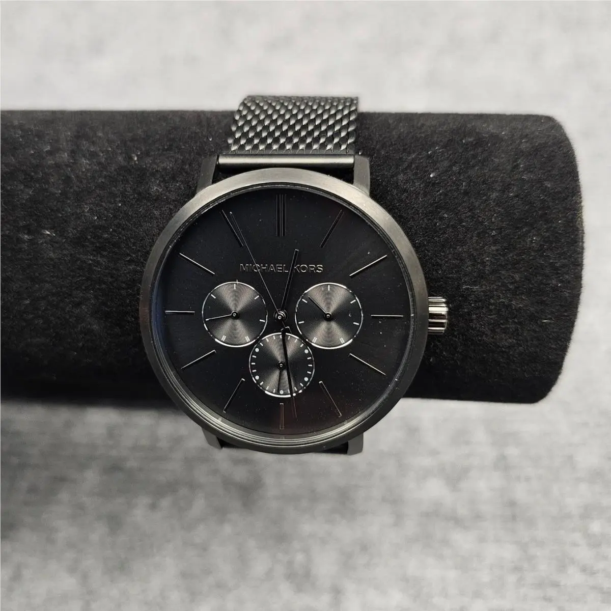 Michael Kors Mens Blake Watch Chronograph Mesh Strap Black MK8778 OS