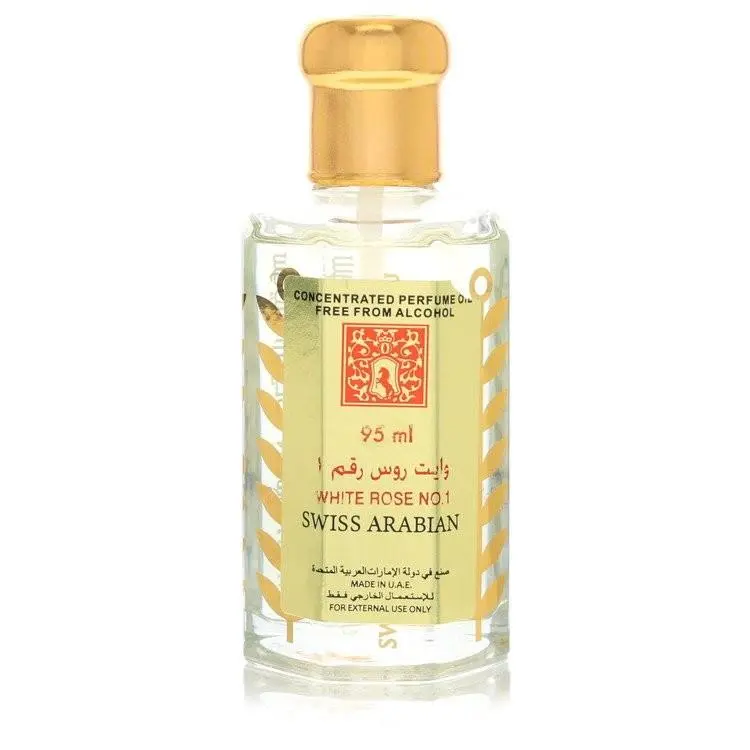 White Rose No 1  Concentrated Perfume Oil Free From Alcohol by Swiss Arabian