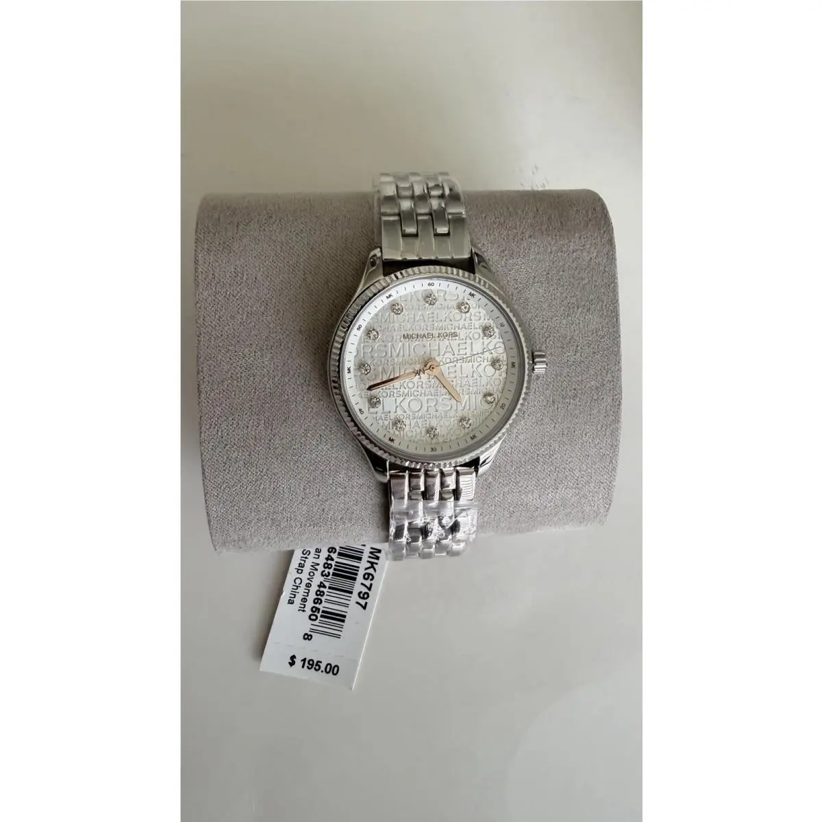 Michael Kors Women’s Watch with Silver Band and Silver Dial