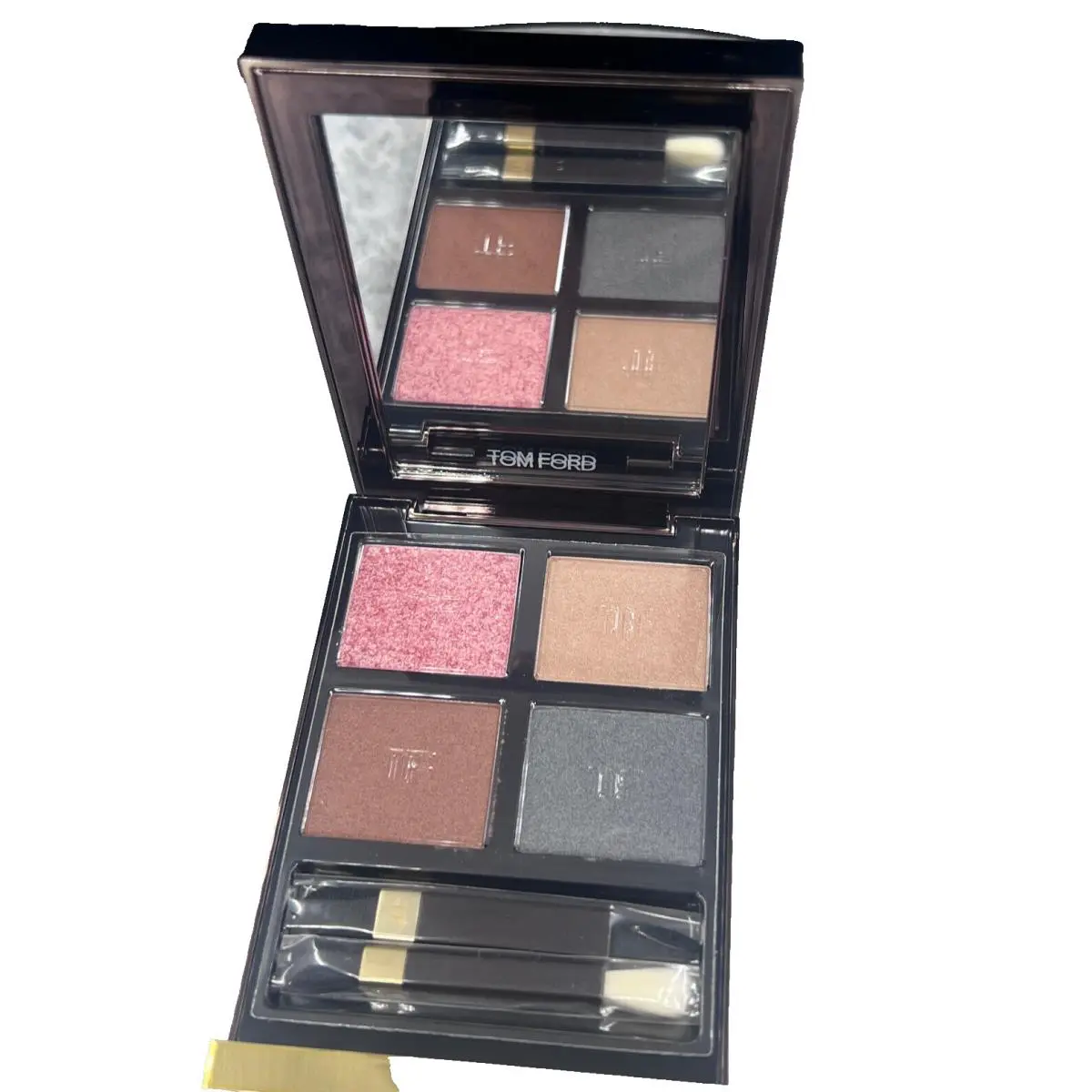 Eye Color Quad White Suede 0.35 oz In White Box by Tom Ford