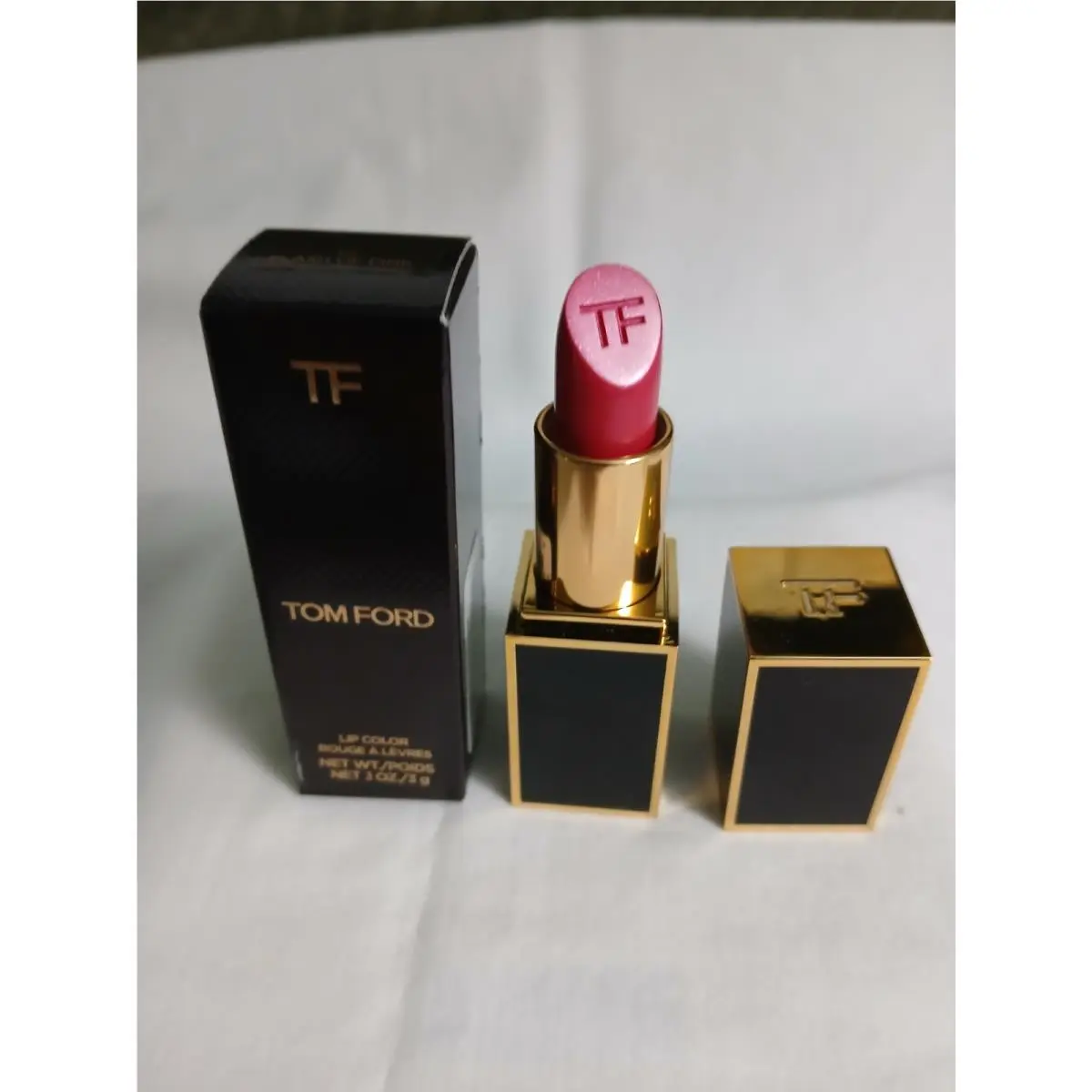 Tom Ford TF Lip Color Lipstick 39 Flash Of Pink 0.1oz Shimmer Full Size