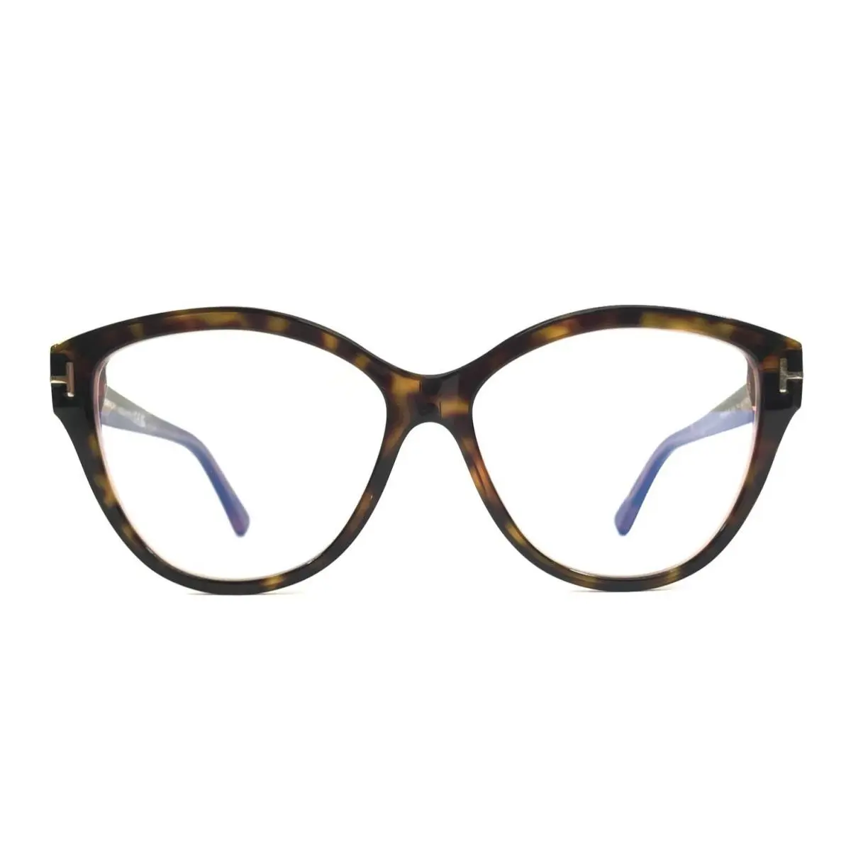 Tom Ford Eyeglasses Frames TF5954-B 056 Tortoise Brown Pink Cat Eye 54-14-140