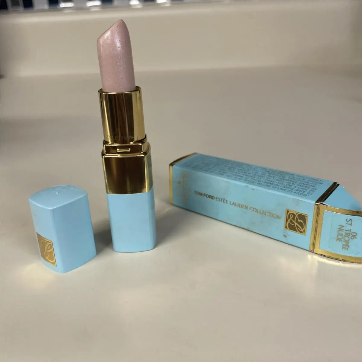Tom Ford Estee Lauder The Lip Color 0.11Oz 06 St Tropee Rare Frost