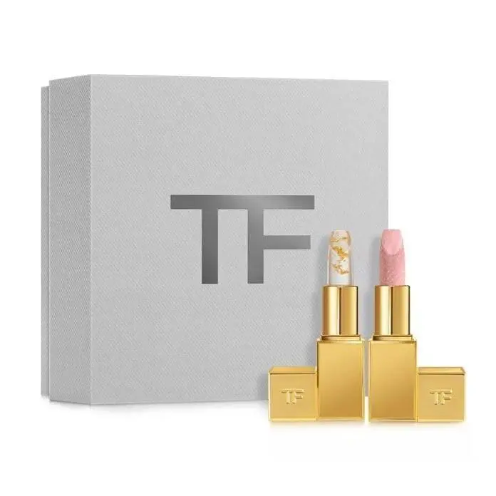 Soleil Lipstick Duo Set Z09 Soleil Lip Blush Sunlit Rose Lip Balm by Tom Ford