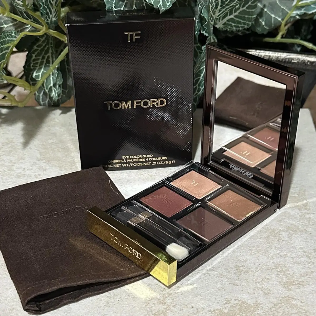 Tom Ford Eye Shadow Eye Color Quad Palette 04 Honeymoon
