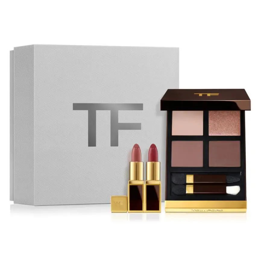 3pc Set Eyeshadow Quad 2 Lip Color Mini Deluxe Runway Set by Tom Ford