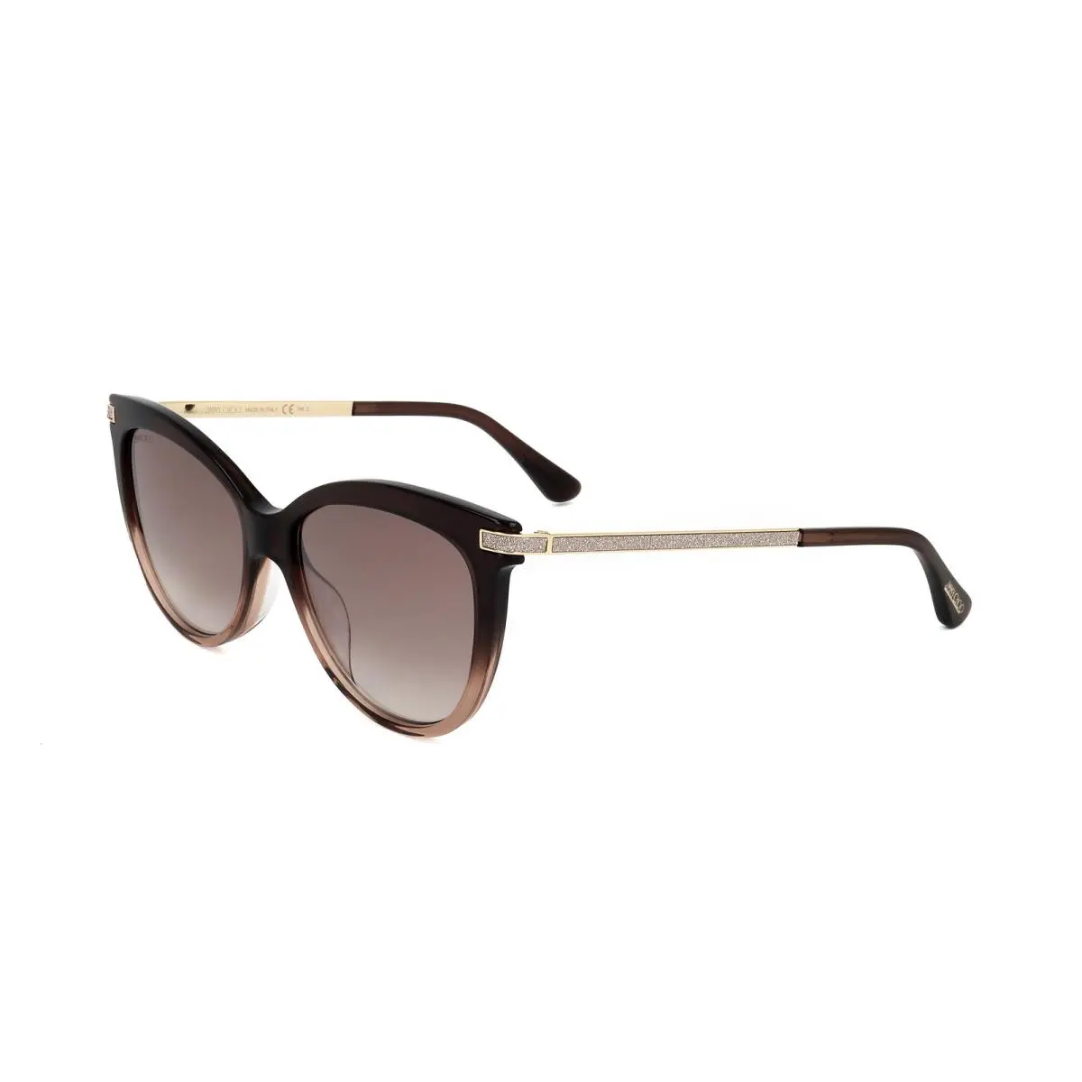 Women`s Axelle 56mm Brown Shaded Beige Sunglasses AXELLE-G-S-0MY-56 by Jimmy Choo