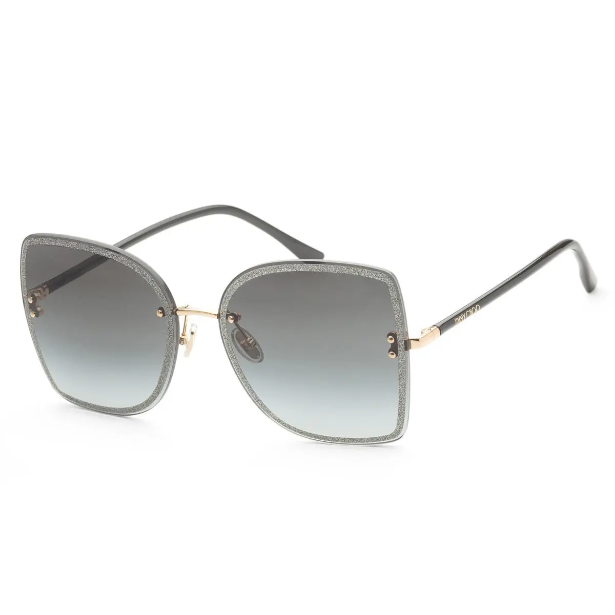 Women`s Leti 62mm Black Gold Sunglasses LETIS-02M2-9O by Jimmy Choo