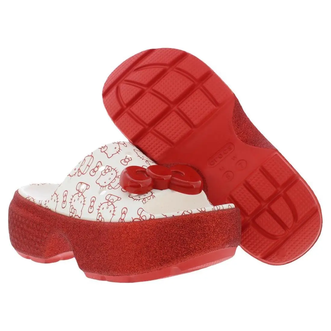 Crocs shoes - 209815100 - 209815100 - White/Red, Main: Red 3