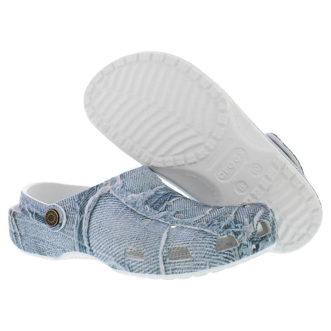 Crocs Classic Denim Clog Unisex Shoes