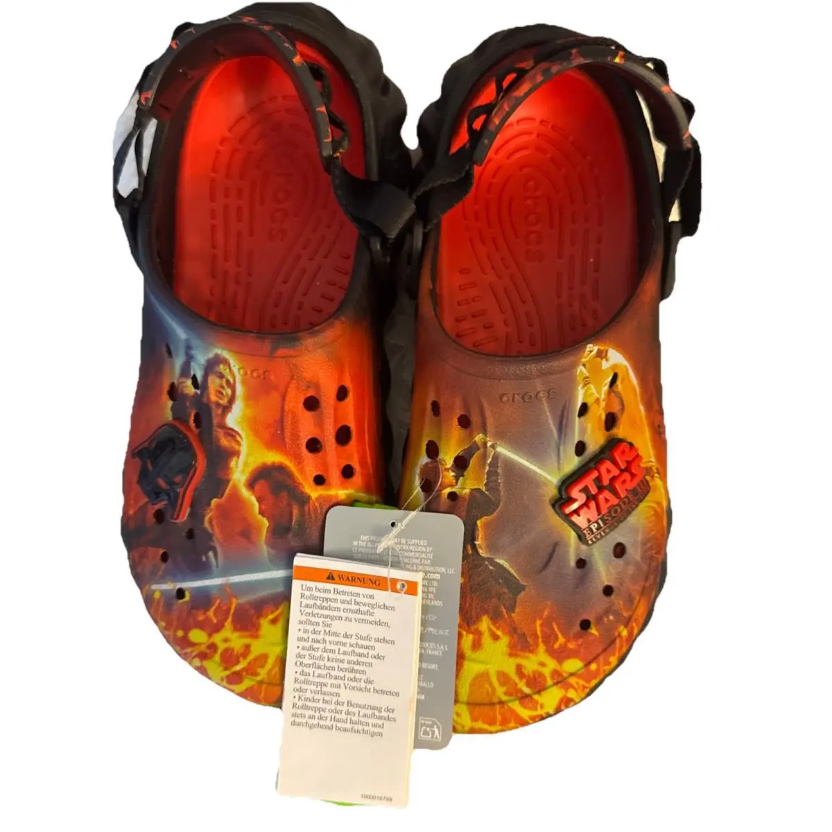 Crocs Star Wars Sith 20th Anniversary Clogs M7 W9 Geekcore Black