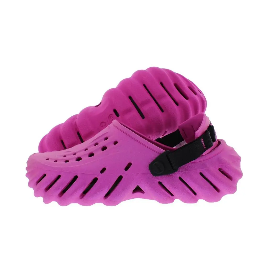 Crocs Echo Shimmer Unisex Shoes Size 13 Color: Pink