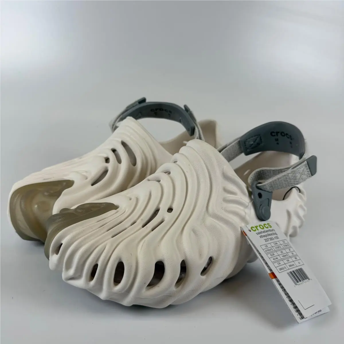 Crocs Pollex Clog Salehe Bembury Spackle Almost White 207393-100 Mens Size 10