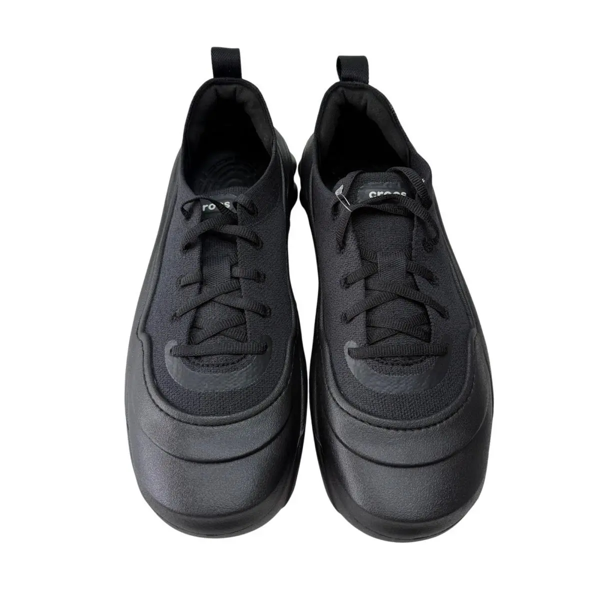 Crocs Echo Surge Mens Black Lace Up Sneakers Shoes Mens 9 Womens