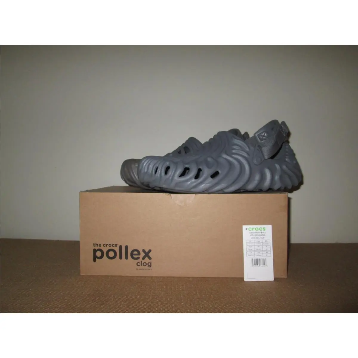 Crocs Pollex Clog by Salehe Bembury in Gray 207393-4OF Men`s 10 w/ Box