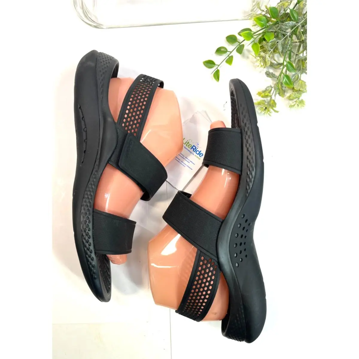Crocs shoes - LiteRide Stretch Sandal - LiteRide Stretch Sandal - Black 8