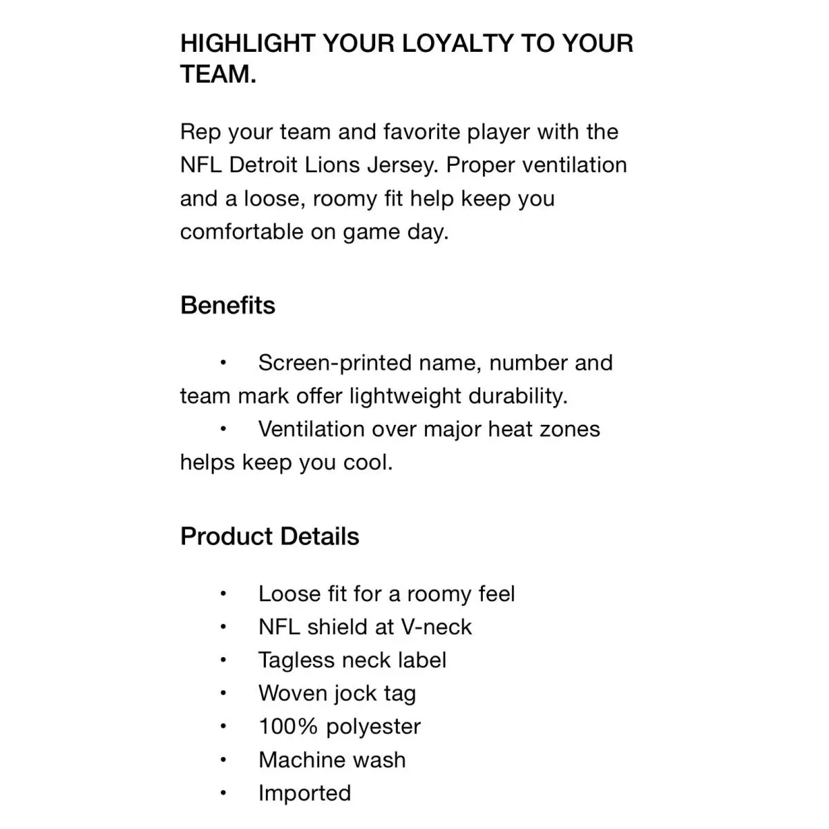 Nike clothing - Jared Goff Detroit Lions NFL Game Jersey -2024 - 67NM DLGH - Blue 3