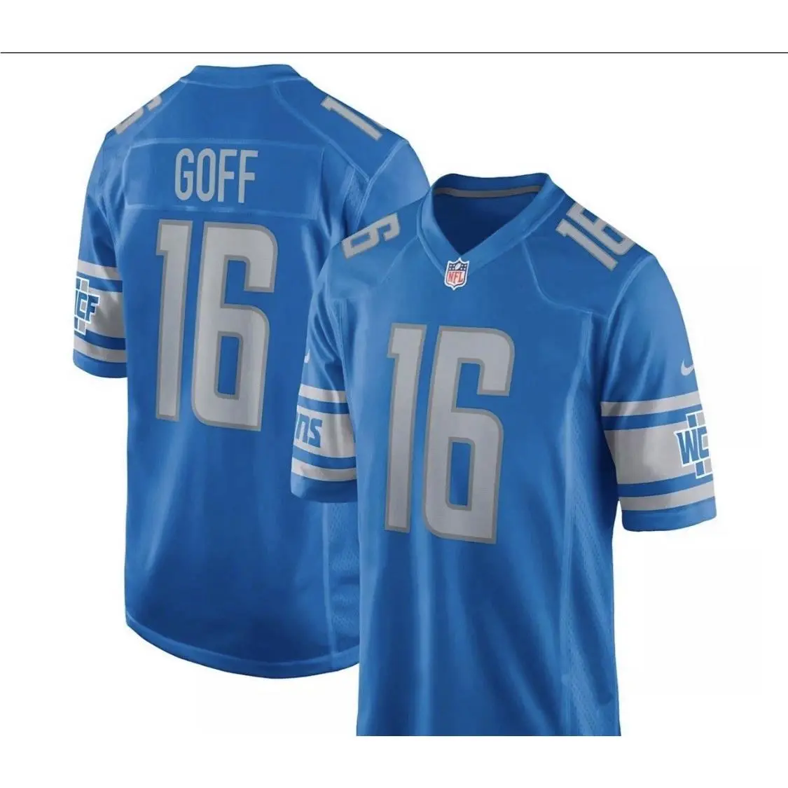 Nike clothing - Jared Goff Detroit Lions NFL Game Jersey -2024 - 67NM DLGH - Blue 6