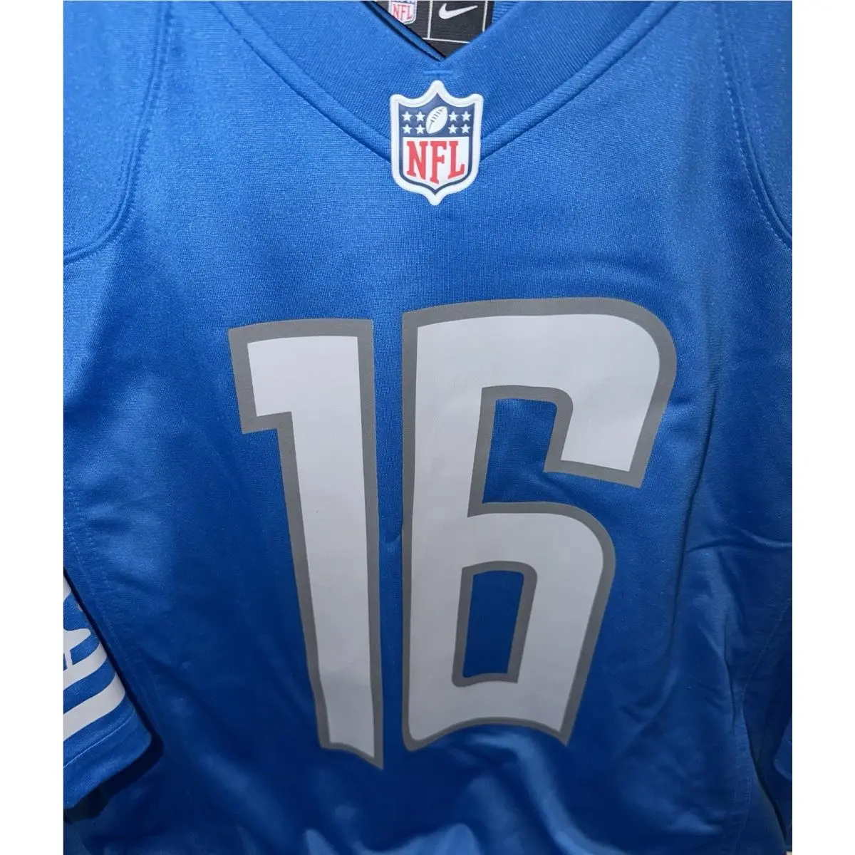 Nike clothing - Jared Goff Detroit Lions NFL Game Jersey -2024 - 67NM DLGH - Blue 9