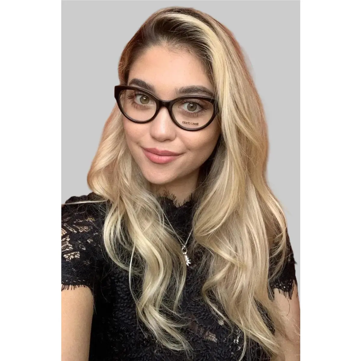 Roberto Cavalli Cat Eye Women`s Eyeglasses Frame 858 050 Chow 52mm 52-18-140