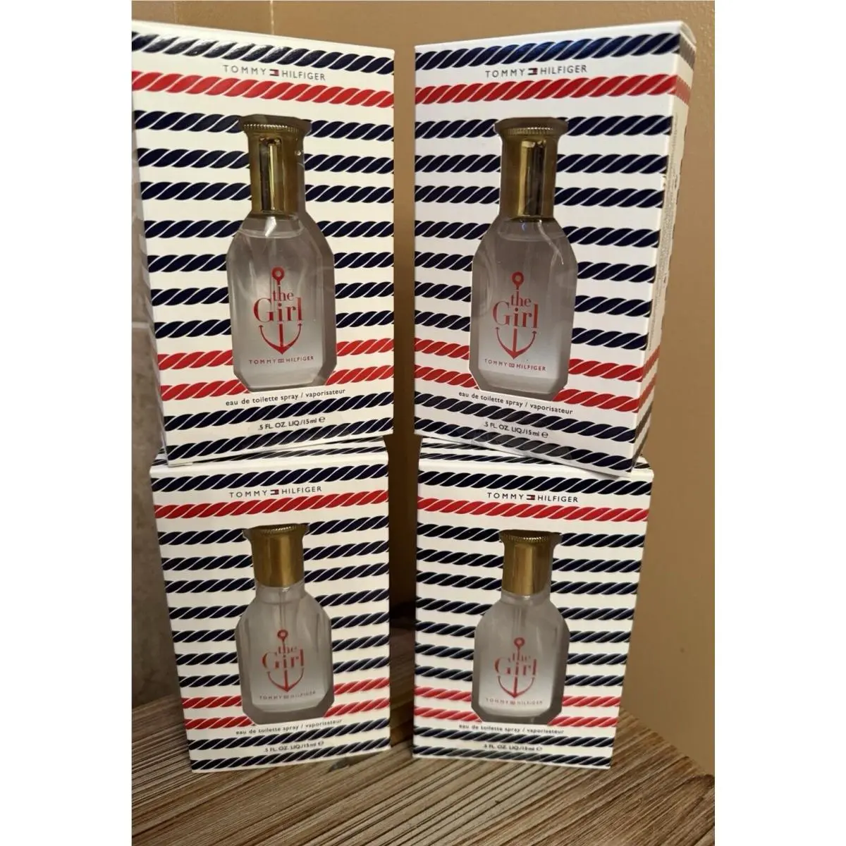 4 The Girl Perfume by Tommy Hilfiger .5 oz Ea. Eau de Toilette Travel Spray
