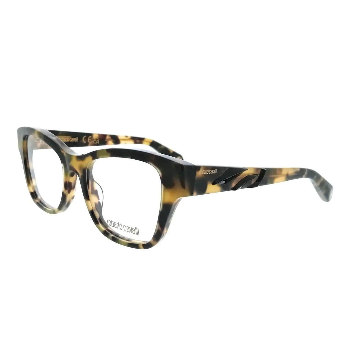 Roberto Cavalli VRC025M500AGG Vintage Havana Cat Eye Womens Optical Frames