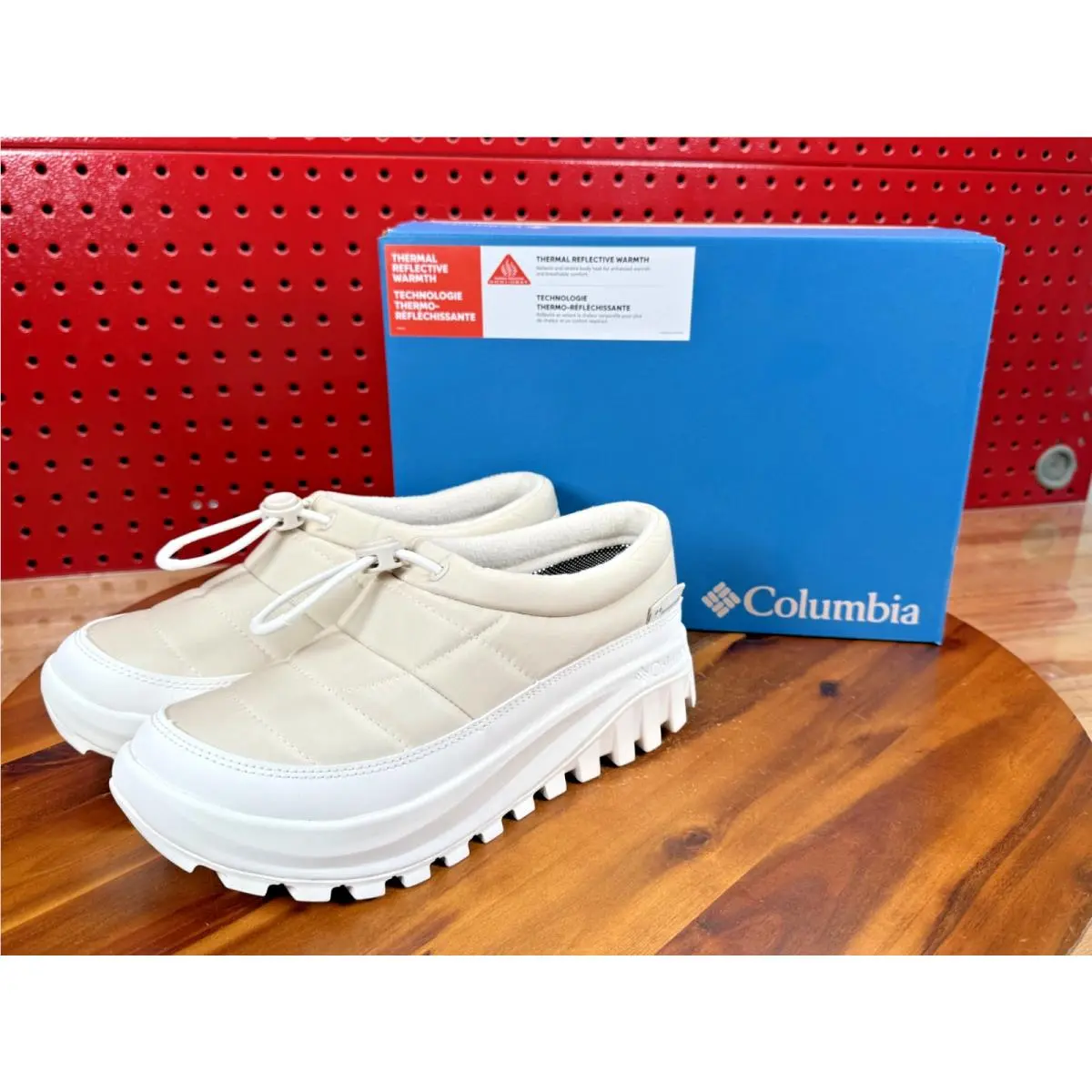 Columbia Snowtrot Unwind Techlite Echo Womens Reflective Thermal Slip On Shoe