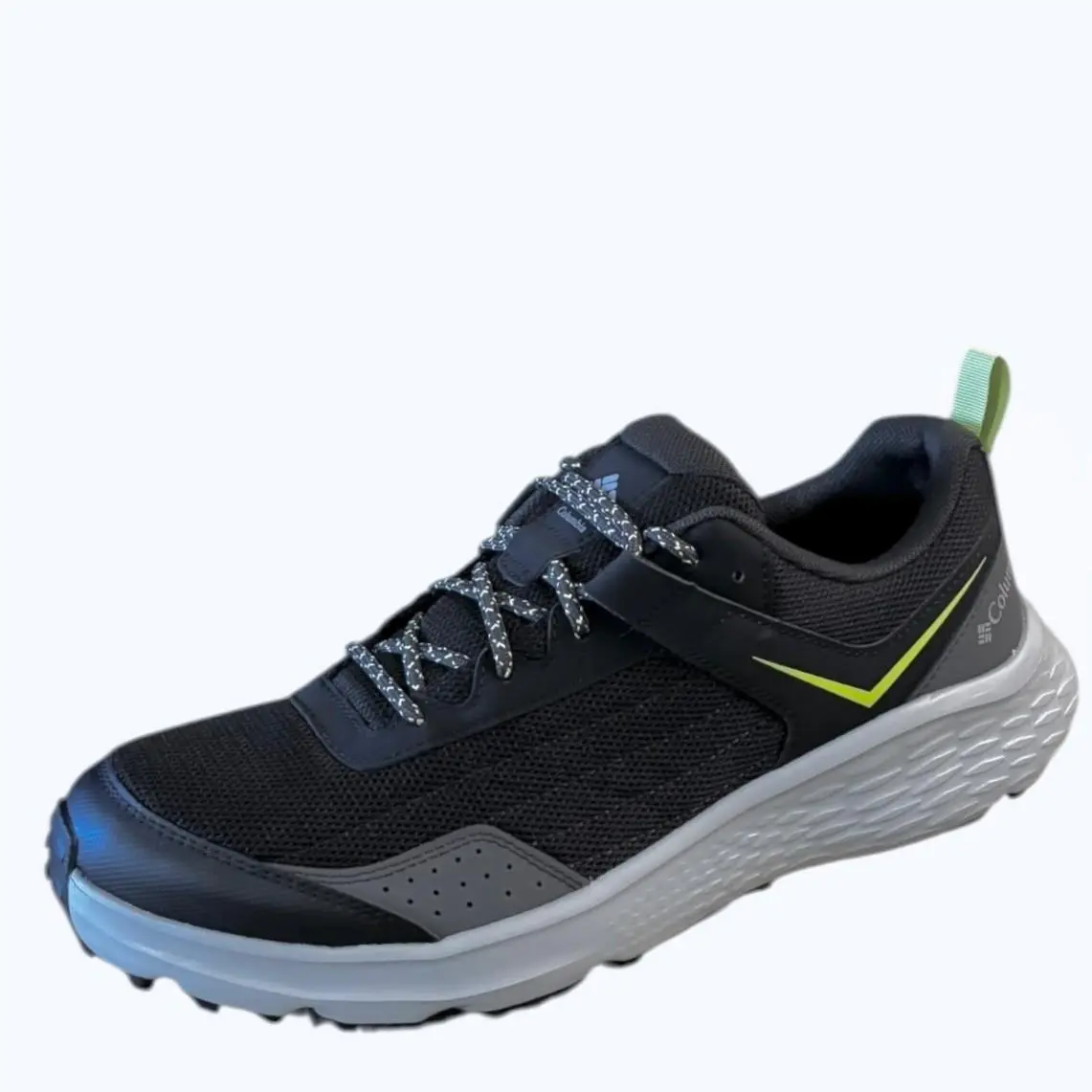 Columbia Mens Vertisol Trail Black Hiking Shoes Size 10