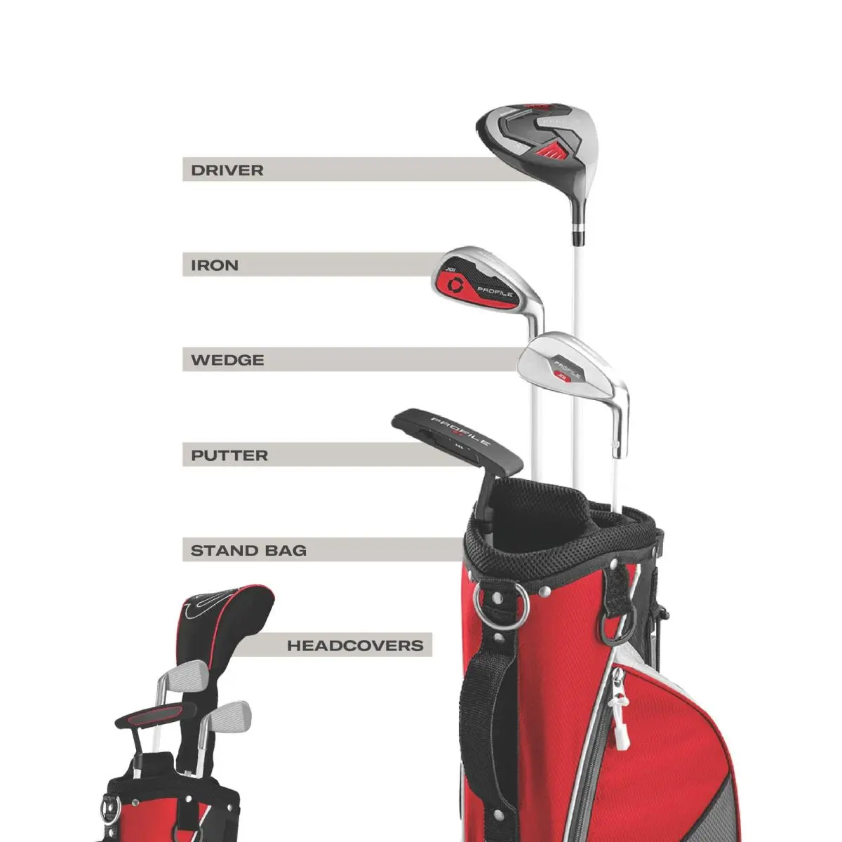 Wilson  - Profile JGI JR Small Red - Red (UPC: 887768760472) 3